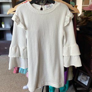 Bailey's Blossoms ruffle sleeve dress size 5T